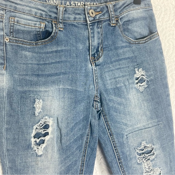 VANILLA STAR Distressed Skinny Jeans Girls Size 12 - Picture 6 of 8